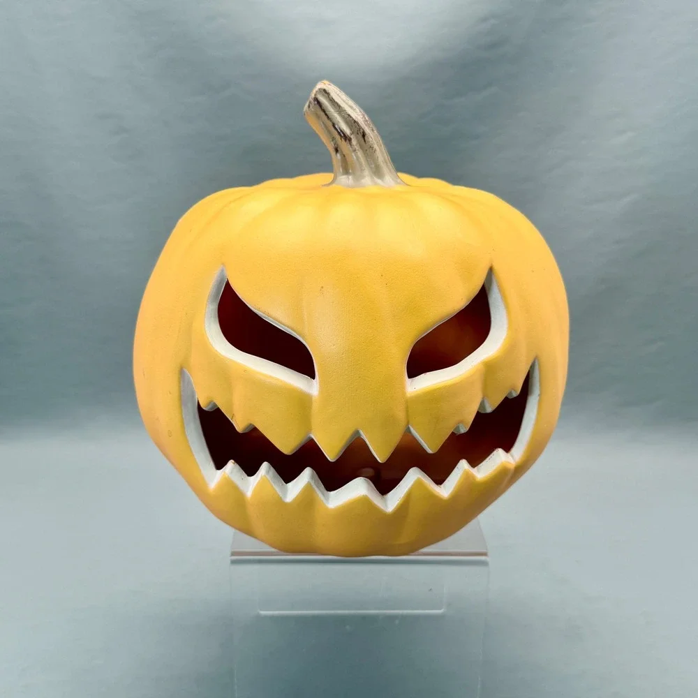 Vintage Gemmy Jack O Lantern Blow Mold Pumpkin Halloween 9